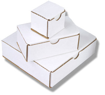 4 x 3 x 2" White Mailer Box