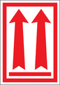 Red Double Arrow Label